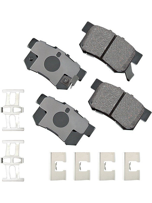 Akebono ProACT Ultra-Premium Brake Pads Rear ACT536A Brake Pads Akebono Brake Corporation - Micks Gone Bush