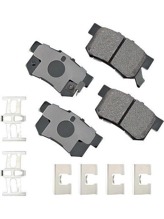Akebono ProACT Ultra-Premium Brake Pads Rear ACT536A Brake Pads Akebono Brake Corporation - Micks Gone Bush
