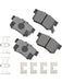 Akebono ProACT Ultra-Premium Brake Pads Rear ACT536A Brake Pads Akebono Brake Corporation - Micks Gone Bush