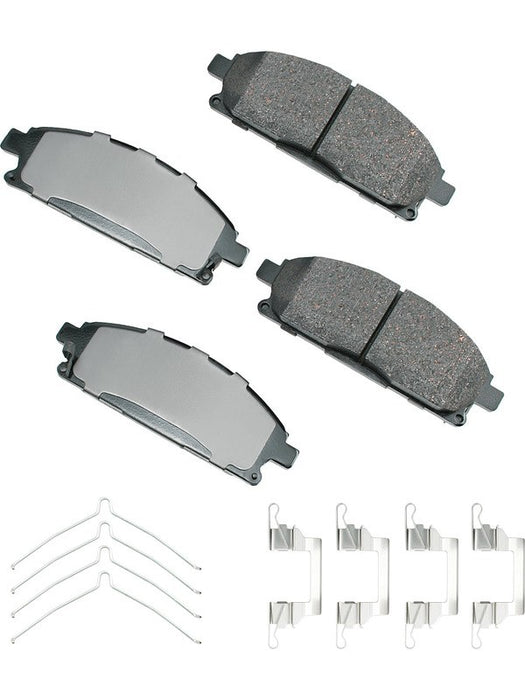 Akebono Brake Pads ProACT Front ACT691 Akebono Brake Corporation - Micks Gone Bush