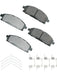 Akebono Brake Pads ProACT Front ACT691 Akebono Brake Corporation - Micks Gone Bush