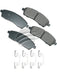Akebono ProAct Ultra-Premium Ceramic Front Disc Brake Pad Set ACT757 Akebono Brake Corporation - Micks Gone Bush