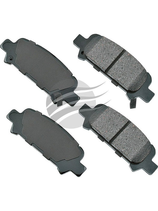 Akebono ProAct Ultra-Premium Ceramic Front Disc Brake Pad Set ACT770 Akebono Brake Corporation - Micks Gone Bush