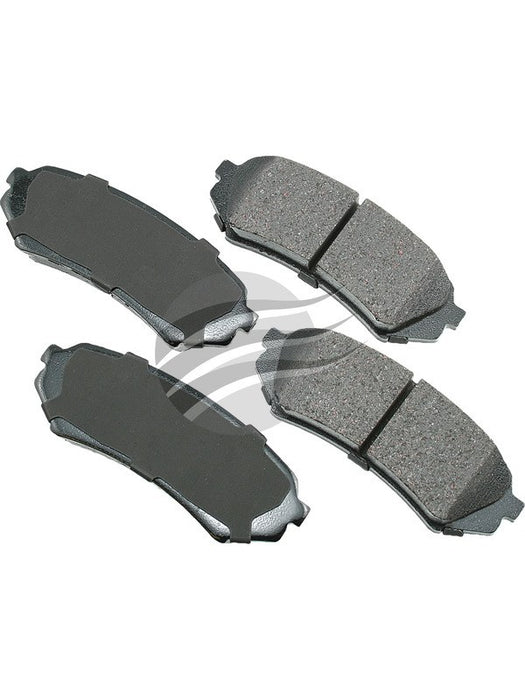 Akebono ProAct Ultra-Premium Ceramic Front Disc Brake Pad Set ACT773 Akebono Brake Corporation - Micks Gone Bush