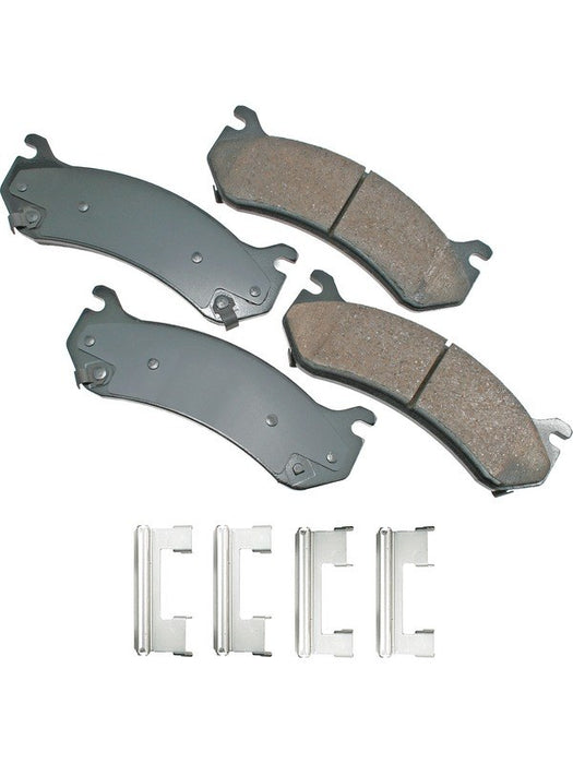 Akebono OEM ProAct Ultra-Premium Ceramic Front and Rear Disc Brake Pad ACT785 Brake Pads Akebono Brake Corporation - Micks Gone Bush