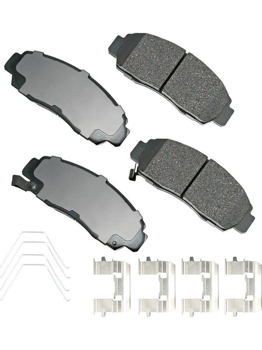 Akebono Brake Pads ProACT Front For Acura Honda 1999-2014 Set of 4 ACT787A Akebono Brake Corporation - Micks Gone Bush