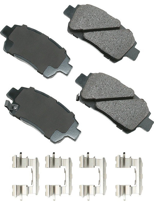 Akebono PROACT Ultra-Premium Brake Pads Front For Scion XA 04-06 XB ACT822A Akebono Brake Corporation - Micks Gone Bush