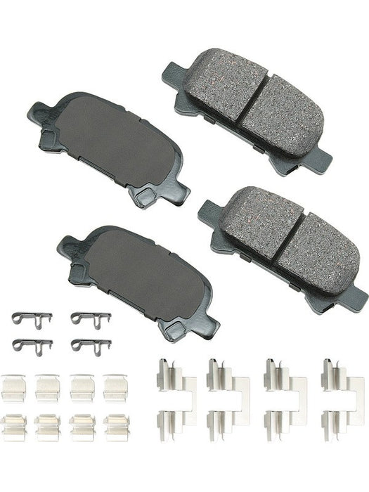 Akebono Brake Pads ProACT Rear Toyota Avalon 2000-07 / Camry 2000-06 ACT828A Brake Pads Akebono Brake Corporation - Micks Gone Bush