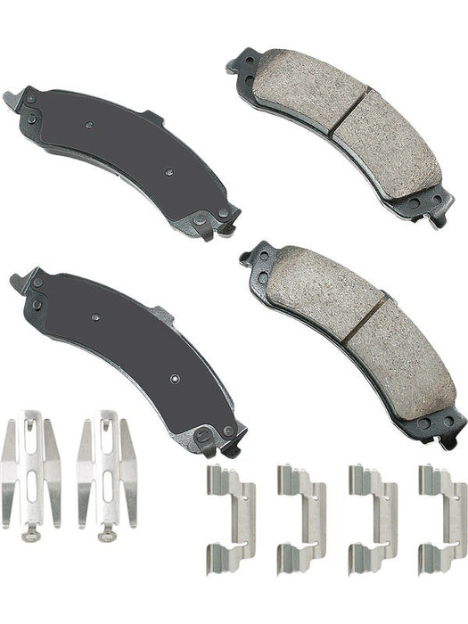 Akebono ProACT Ultra-Premium Brake Pads Rear ACT834A Akebono Brake Corporation - Micks Gone Bush