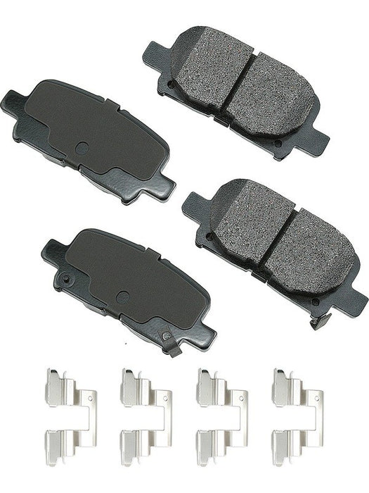 Akebono ProACT Ultra-Premium Brake Pads Rear ACT865A Akebono Brake Corporation - Micks Gone Bush