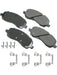 Akebono Brake Corporation Premium Ceramic Brake Pads Front ACT866A Akebono Brake Corporation - Micks Gone Bush