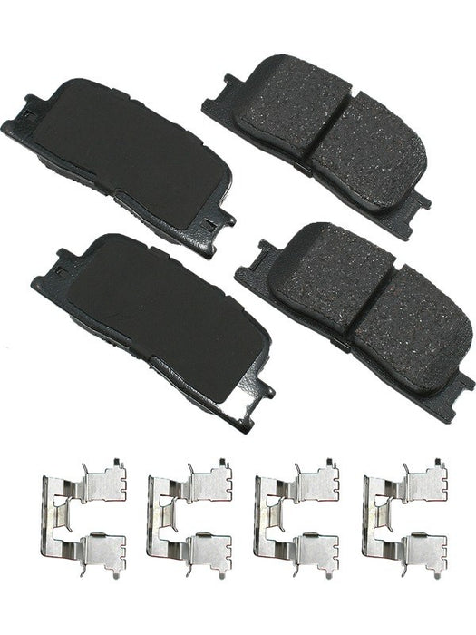 Akebono OEM ProAct Ultra-Premium Ceramic Rear Disc Brake Pad ACT885 Akebono Brake Corporation - Micks Gone Bush
