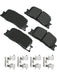 Akebono OEM ProAct Ultra-Premium Ceramic Rear Disc Brake Pad ACT885 Akebono Brake Corporation - Micks Gone Bush