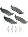 Akebono Brake Pads ProACT Rear For Dodge SUV 2003-09 Truck 2002-20 Set of 4 ACT898 Akebono Brake Corporation - Micks Gone Bush
