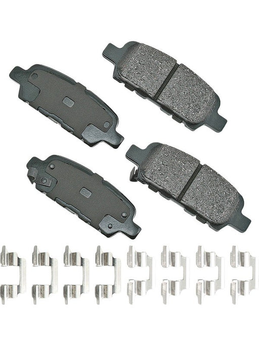 Akebono ProACT Ultra-Premium Brake Pads Rear ACT905A Brake Pads Akebono Brake Corporation - Micks Gone Bush