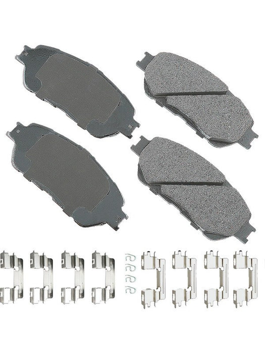 Akebono Brake Pads ProACT Front For Lexus ES 2002-06 Set of 4 ACT906C Akebono Brake Corporation - Micks Gone Bush
