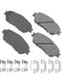 Akebono Brake Pads ProACT Front For Lexus ES 2002-06 Set of 4 ACT906C Akebono Brake Corporation - Micks Gone Bush