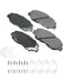 Akebono Brake Pads ProACT Front For Acura Honda 2002-17 Set of 4 ACT914A Akebono Brake Corporation - Micks Gone Bush