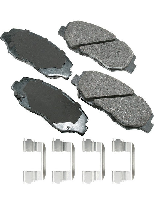 Akebono Brake Pads ProACT Front Honda Pilot 2003-08 Set of 4 ACT914B Brake Pads Akebono Brake Corporation - Micks Gone Bush