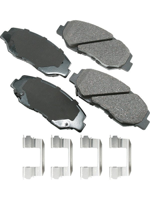 Akebono Brake Pads ProACT Front Honda Pilot 2003-08 Set of 4 ACT914B Brake Pads Akebono Brake Corporation - Micks Gone Bush