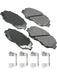 Akebono Brake Pads ProACT Front Honda Pilot 2003-08 Set of 4 ACT914B Brake Pads Akebono Brake Corporation - Micks Gone Bush