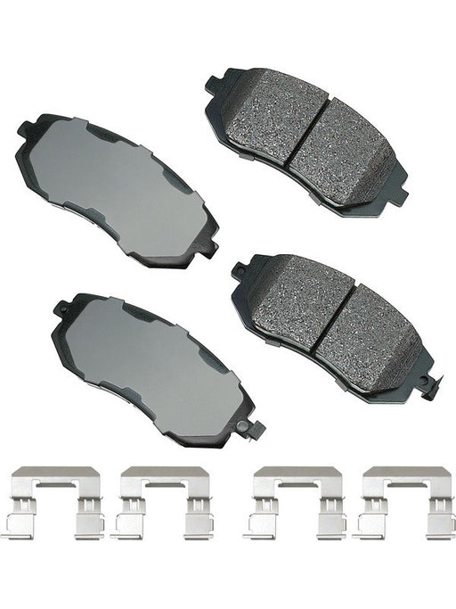 Akebono Brake Corporation Premium Ceramic Brake Pads Front ACT929A Brake Pads Akebono Brake Corporation - Micks Gone Bush