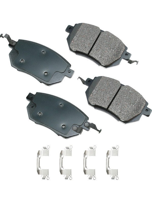 Akebono Brake Pads ProACT Front For Infiniti FX35 2003-06 Set of 4 ACT969A Akebono Brake Corporation - Micks Gone Bush