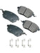 Akebono Brake Pads ProACT Front For Infiniti FX35 2003-06 Set of 4 ACT969A Akebono Brake Corporation - Micks Gone Bush