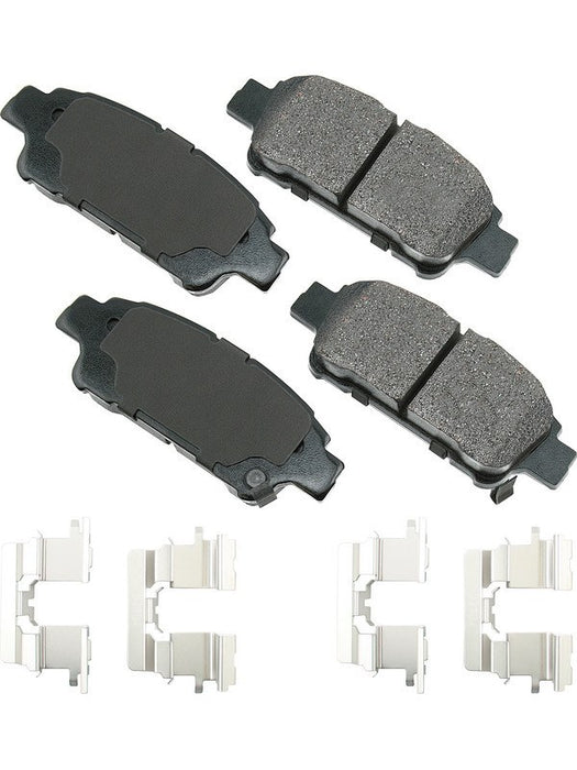 Akebono Brake Pads ProACT Rear For Toyota 2004-10 Set of 4 ACT995A Akebono Brake Corporation - Micks Gone Bush
