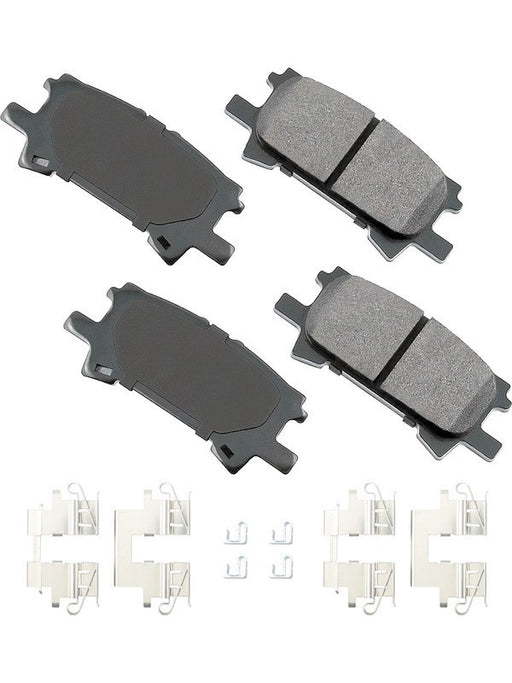 Akebono Brake Pads ProACT Front For Lexus RX 2004-09 Set of 4 ACT996A Brake Pads Akebono Brake Corporation - Micks Gone Bush