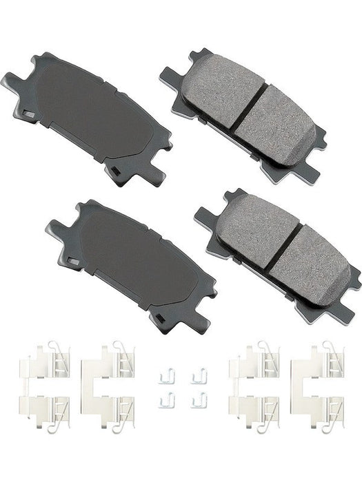 Akebono Brake Pads ProACT Front For Lexus RX 2004-09 Set of 4 ACT996A Brake Pads Akebono Brake Corporation - Micks Gone Bush