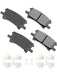 Akebono Brake Pads ProACT Front For Lexus RX 2004-09 Set of 4 ACT996A Brake Pads Akebono Brake Corporation - Micks Gone Bush