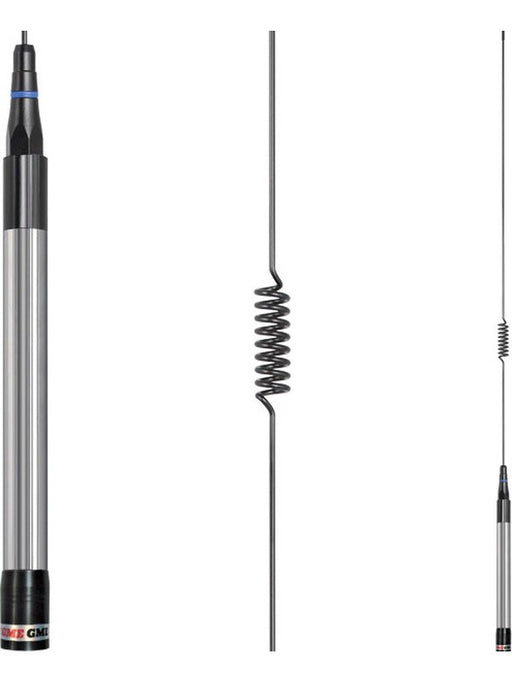 GME Antenna 78cm Elevated Feed Base & Black Whip Set (6.6Dbi Gain) AE4017K1 GME - Micks Gone Bush