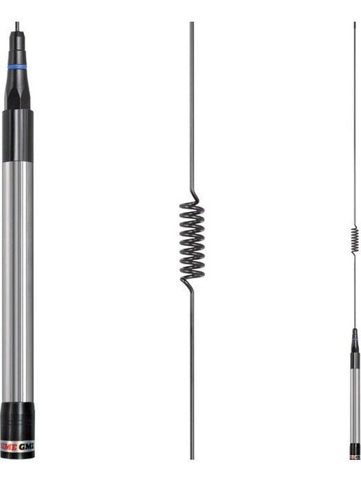GME Antenna 78cm Elevated Feed Base & Black Whip Set (6.6Dbi Gain) AE4017K1 GME - Micks Gone Bush