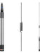 GME Antenna 78cm Elevated Feed Base & Black Whip Set (6.6Dbi Gain) AE4017K1 GME - Micks Gone Bush