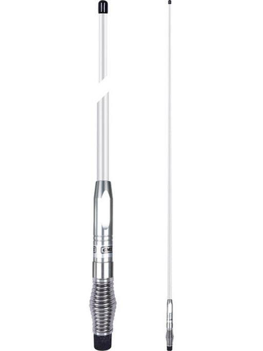 GME Antenna 210cm Colinear AErial w/ Heavy Duty Barrel Spring White AE4706 GME - Micks Gone Bush