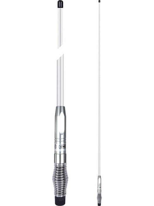 GME Antenna 210cm Colinear AErial w/ Heavy Duty Barrel Spring White AE4706 GME - Micks Gone Bush