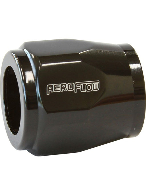 Aeroflow Hex Hose Finisher 15/16" 24.9mm I.Dia Black For -12AN Hose AF150-12BLK AF150-12BLK Aeroflow - Micks Gone Bush