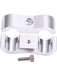Aeroflow Billet Aluminium Dual Hose Separators 15/16 Inch I.D Silver AF156-15S Aeroflow - Micks Gone Bush