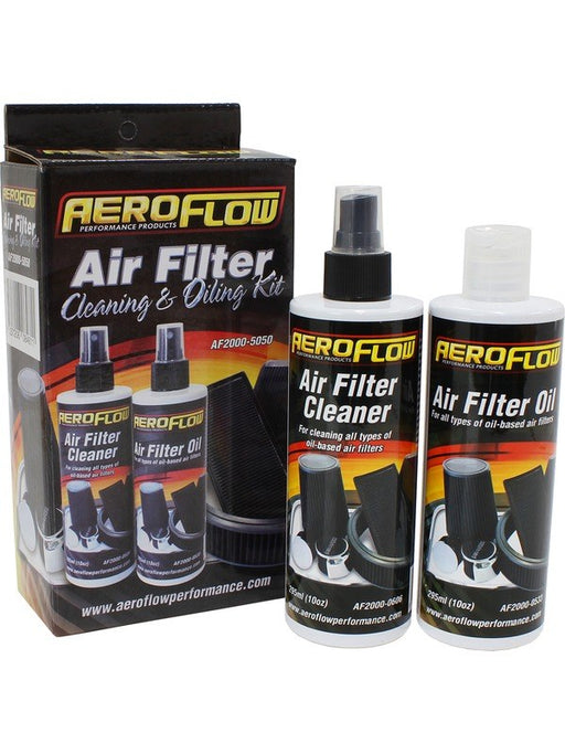 Aeroflow Air Filter Cleaner & Oil Kit 2 x 296ml Bottles AF2000-5050 Aeroflow - Micks Gone Bush