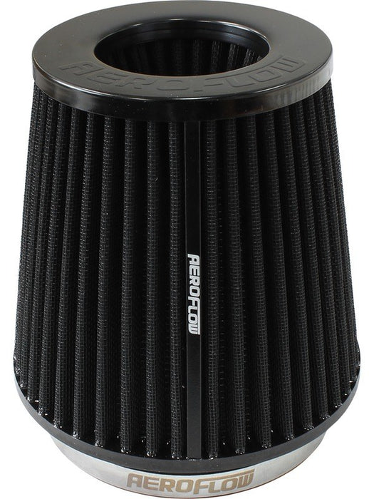 Aeroflow Universal Tapered Inverted 5" 127mm Clamp-On Filter Black AF2711-2800 Aeroflow - Micks Gone Bush