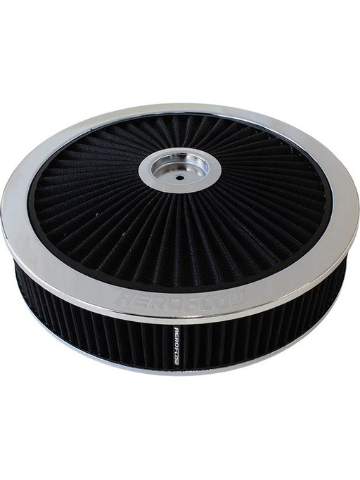 Aeroflow Full Flow Air Filter Assembly With 1-1/8" Base 14" X 3" AF2851-3040 Aeroflow - Micks Gone Bush