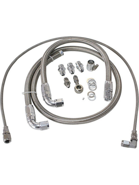 Aeroflow Turbo Oil & Water Feed Line Kit For Nissan SR20 S13 AF30-1001 Aeroflow - Micks Gone Bush