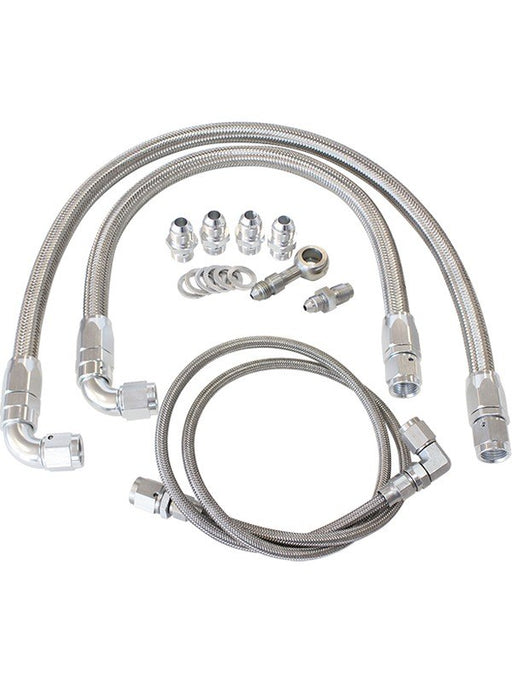 Aeroflow Turbo Oil & Water Feed Line Kit For Nissan SR20 S14 And S15 AF30-1002 Aeroflow - Micks Gone Bush