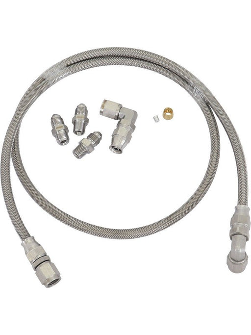 Aeroflow Universal -4AN Turbo Oil Feed Line Kit with NPT/BSP Fitting AF30-1011 Aeroflow - Micks Gone Bush