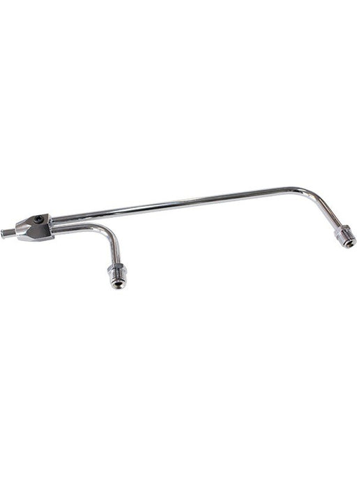 Aeroflow Chrome Steel Holley Fuel Line 8-21/32" Between In, 3/8" Tube AF30-4160 AF30-4160 Aeroflow - Micks Gone Bush