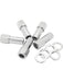 Aeroflow 1.380" Shank Open Chrome Wheel Nuts - 1/2-20" Pack of 5 AF3032-9000 Aeroflow - Micks Gone Bush