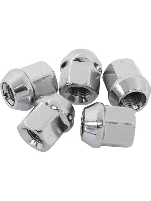 Aeroflow Acorn Short Open Chrome Wheel Nuts - M14 x 1.50mm AF3038-1000 Aeroflow - Micks Gone Bush