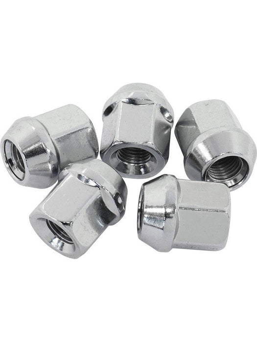 Aeroflow Acorn Short Open Chrome Wheel Nuts - M14 x 1.50mm AF3038-1000 Aeroflow - Micks Gone Bush