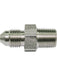 Aeroflow S/Steel BSP Male to AN Fitting 1/4" BSP to Male -4AN AF384-04-04 Aeroflow - Micks Gone Bush